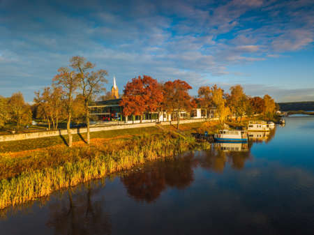 Birstonas is a resort town near Nemunas river in Lithuania.の写真素材