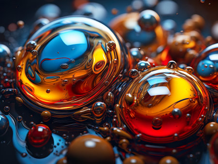 Abstract art of colorsの素材