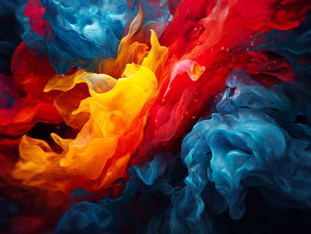 Abstract art of colorsの素材
