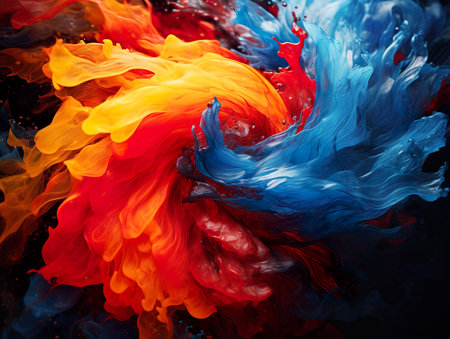 Abstract art of colorsの素材
