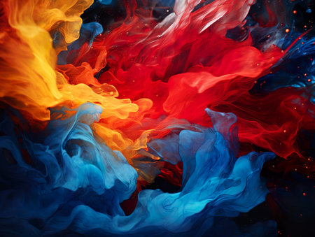 Abstract art of colorsの素材