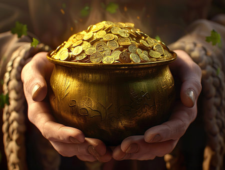 St Patricks Day Pot of Goldの素材