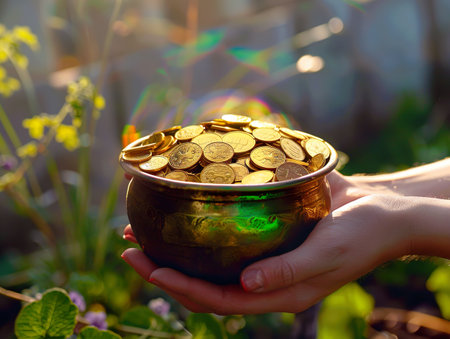 St Patricks Day Pot of Goldの素材