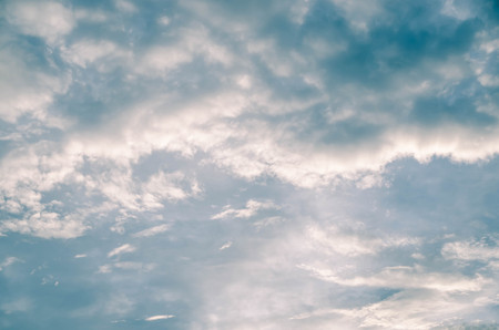 Cloudy sky backgroundの写真素材