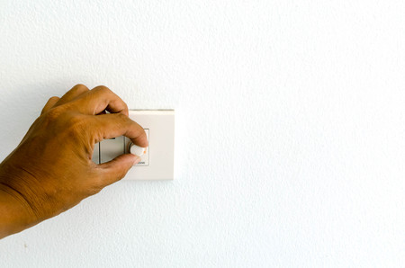 Hand adjust and close energyの写真素材