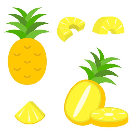 vector pineapple iconのイラスト素材
