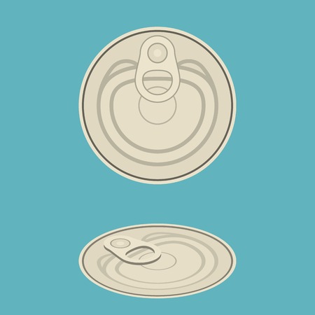 vector canned,flat designのイラスト素材