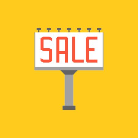 Sale billboard vector illustrationsのイラスト素材