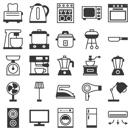 Vector household iconsのイラスト素材