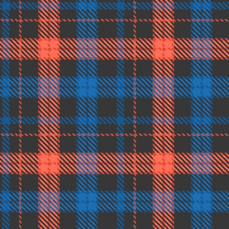 plaid seamless pattern, vintage style design for fabricのイラスト素材