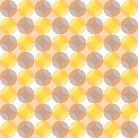 Vintage abstract seamless pattern, spotlight circle disco theme, no mesh, no transparentのイラスト素材