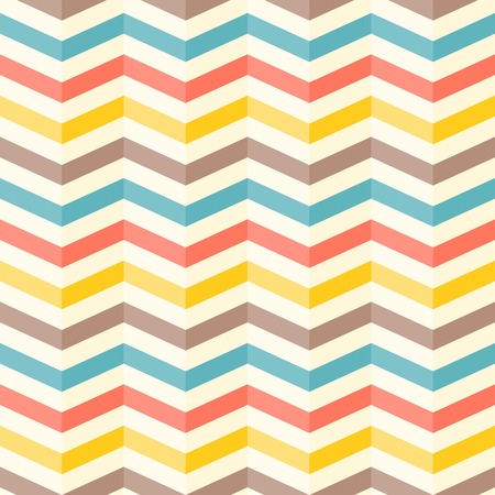 colourful 3d chevron seamless pattern background, retro styleのイラスト素材