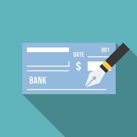 Check icon, flat designのイラスト素材