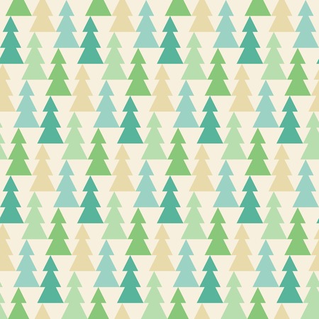 Pine seamless pattern,forrest of pine in vintage style pattern, suitable for wrapping paper gift,...