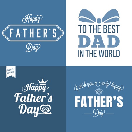 happy father's dayのイラスト素材