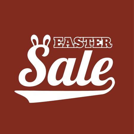 easter sale type font for businessのイラスト素材