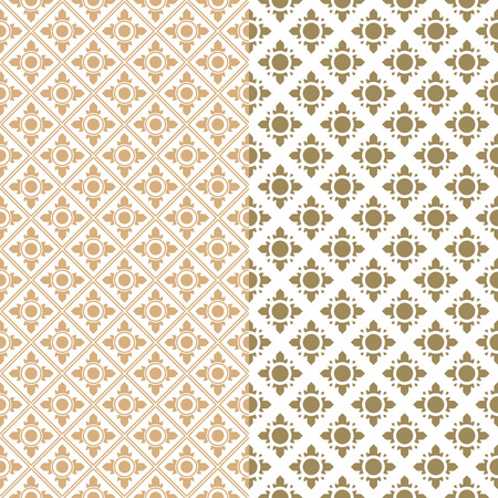 seamless pattern, Thailand traditional styleのイラスト素材