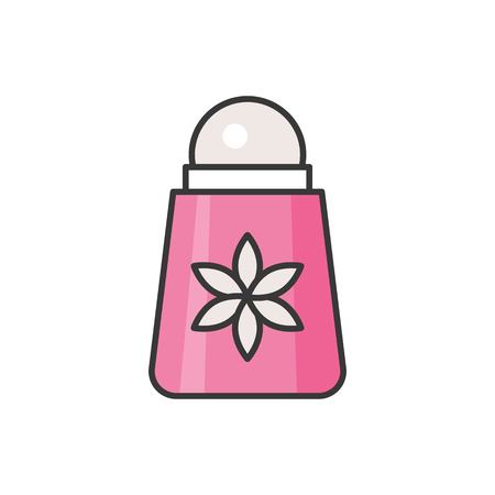 Roll on deodorant, filled outline iconのイラスト素材