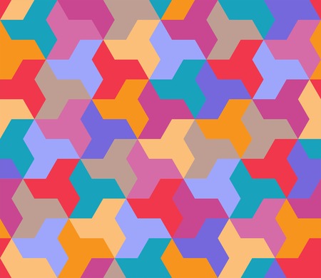 Islamic geometric backgound seamless pattern, vector illustration