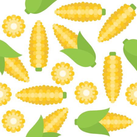 corn seamless pattern vector for wallpaper or wrapping paperのイラスト素材