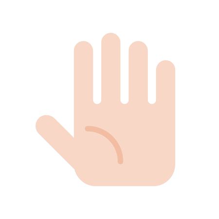 Hand, touch, medical and hospital related flat design icon set.のイラスト素材