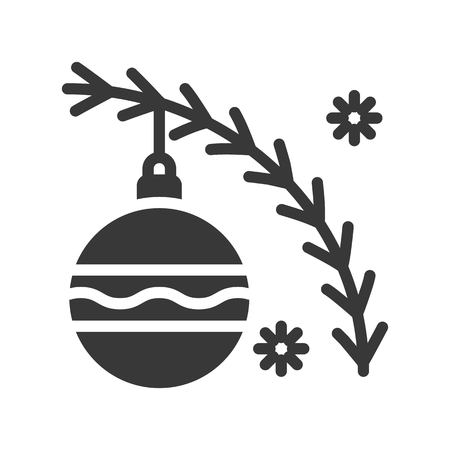 xmas bauble. cute christmas and winter related set,solid design.suitable for use as material.のイラスト素材