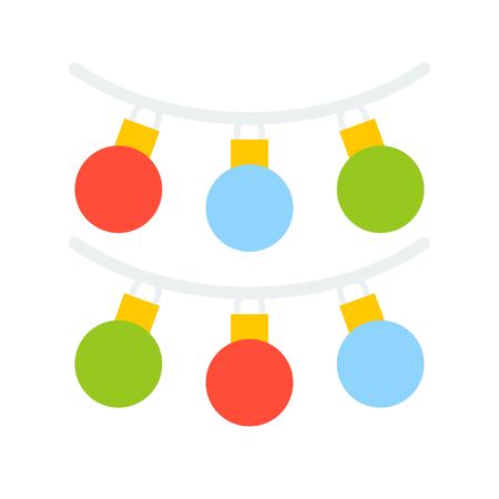 Bauble or Christmas ornament vector, Christmas related flat design iconのイラスト素材