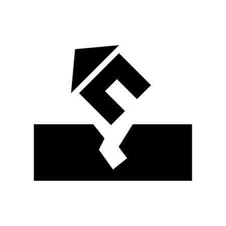 Property insurance vector, insurance related solid design iconのイラスト素材