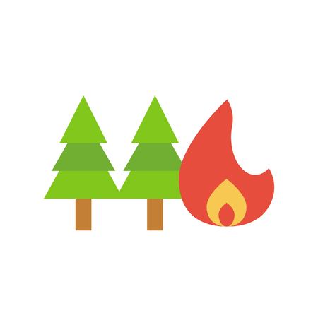 Fire insurance vector, insurance related flat design iconのイラスト素材
