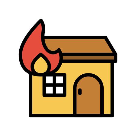 Property insurance vector, insurance related filled design editable stroke iconのイラスト素材