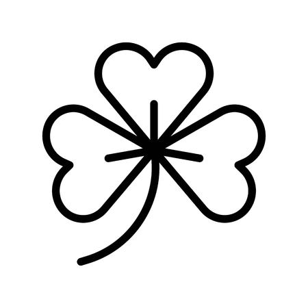 vector, Feast of Saint Patrick line style iconのイラスト素材