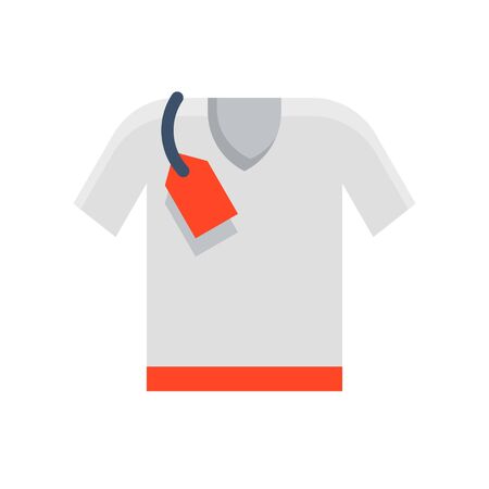 Shirt vector, Black friday related flat style iconのイラスト素材