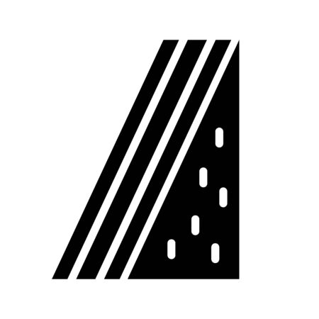 Sandwich vector, fast food related solid style iconのイラスト素材