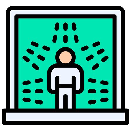 vector illustration, filled design iconのイラスト素材