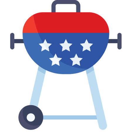 Ice pop vector, United state independence day related iconのイラスト素材