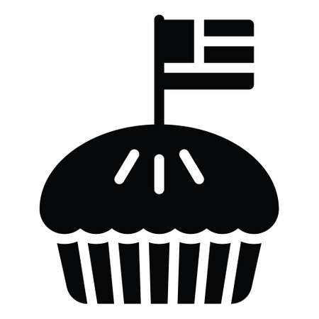 Pie vector, United state independence day related iconのイラスト素材