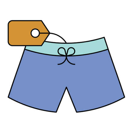 Shorts icon, Summer sale related vector illustrationのイラスト素材