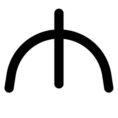 Azerbaijani manat sign vector icon, currency of Azerbaijanのイラスト素材