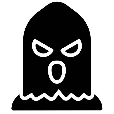 Executioner avatar icon, Halloween costume vector illustrationのイラスト素材
