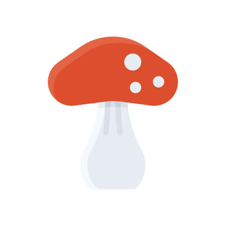 Mushroom icon, Thanksgiving related vector illustrationのイラスト素材