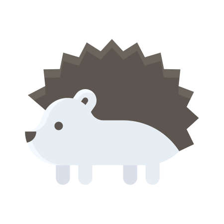 Porcupine icon, Thanksgiving related vector illustrationのイラスト素材