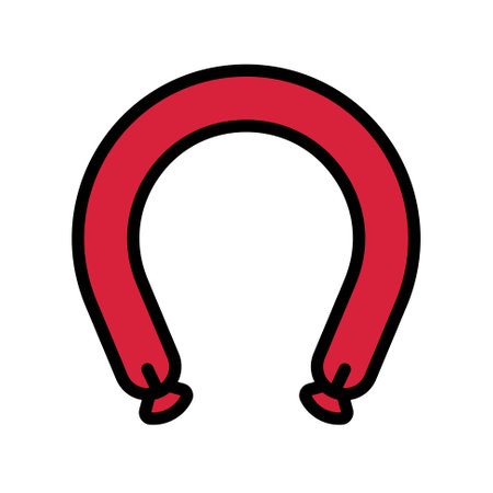 Sausage icon, Christmas food and drink vector illustrationのイラスト素材