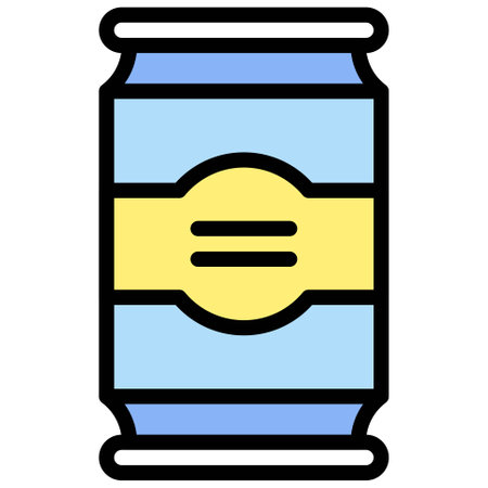 Beverage can icon, Birthday and party related vector illustrationのイラスト素材