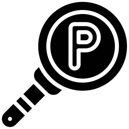 Parking service icon, Parking lot related vector illustrationのイラスト素材