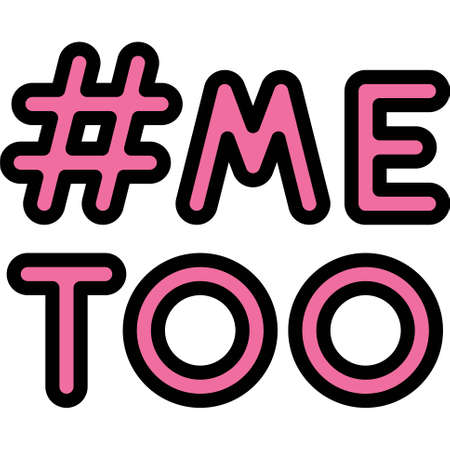 Me too icon, Feminism related vector illustrationのイラスト素材
