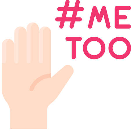 Me Too movement icon, Feminism related vector illustrationのイラスト素材