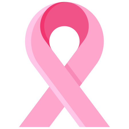 Awareness ribbon icon, Feminism related vector illustrationのイラスト素材