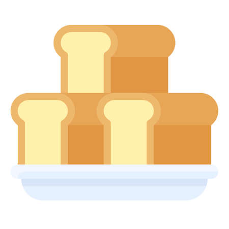 Loafs icon, Bakery and baking related vector illustrationのイラスト素材
