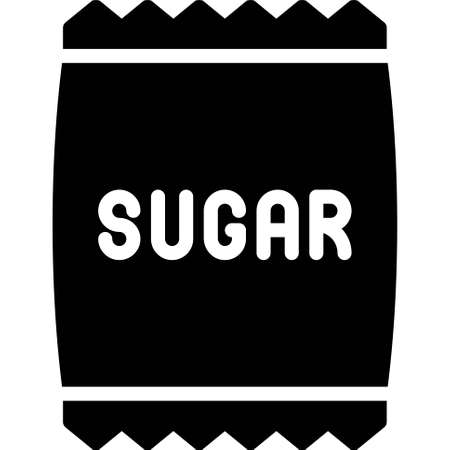 Sugar bag icon, Bakery and baking related vector illustrationのイラスト素材