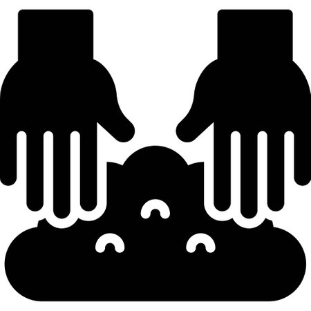 Kneading icon, Bakery and baking related vector illustrationのイラスト素材